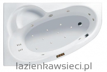 WANNA LAGUNA II 1400X955  Z HYDROMASAŻEM ACTIMA AC-3